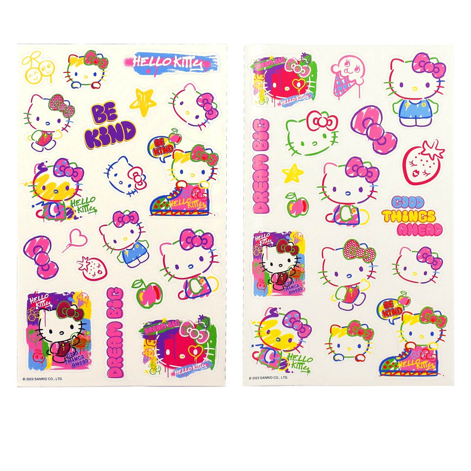 slide 2 of 3, Trends International Hello Kitty Pop Art Stickers, 4.25 in x 8.25 in