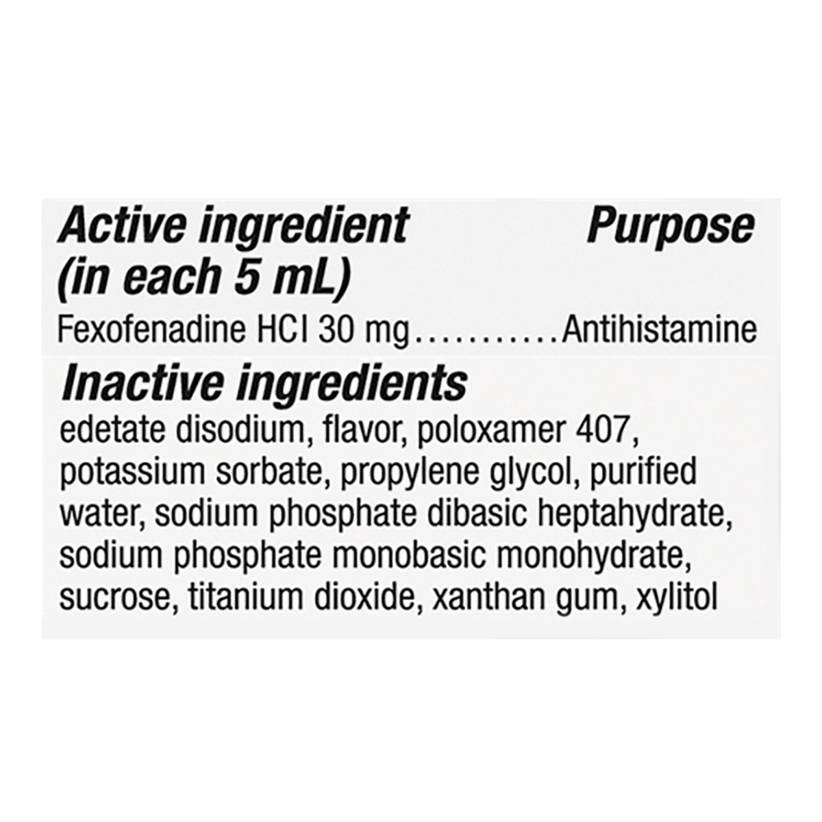 slide 8 of 11, Allegra Children's 30 mg 12 HR Oral Suspension 4 oz. - Grape, 4 oz