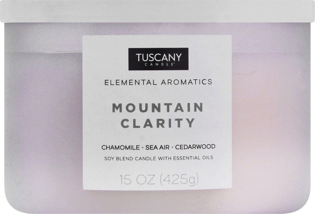 slide 6 of 9, Tuscany Candle Tuscany Elemental Aromatics Mountain Clarity Candle, 1 ct