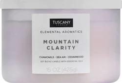 Tuscany Candle Elemental Aromatics Mountain Clarity Candle 1 ea