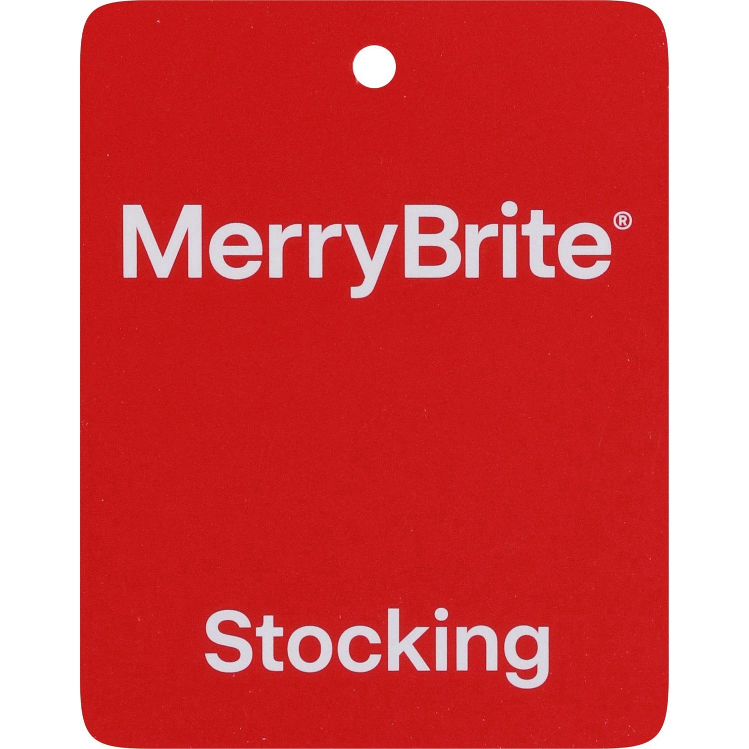 slide 3 of 3, Merry Brite Cable Knit Stocking, Red, 21 In, 1 ct