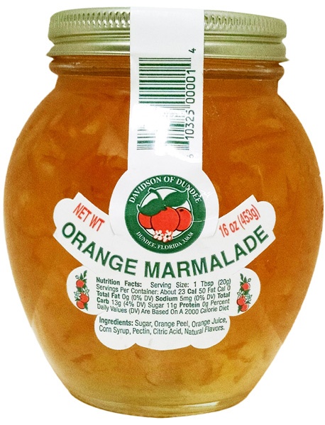 slide 1 of 1, Davidson of Dundee Orange Marmalade, 16 oz