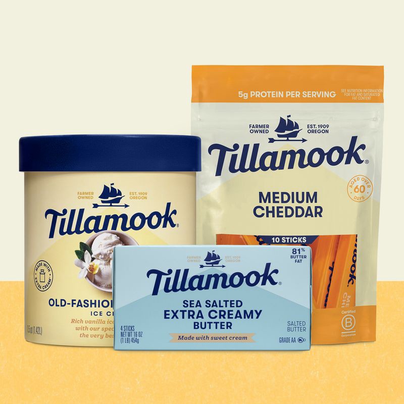 slide 3 of 4, Tillamook Medium Cheddar Cheese Sticks - 7.5oz/10ct, 7.5 oz, 10 ct