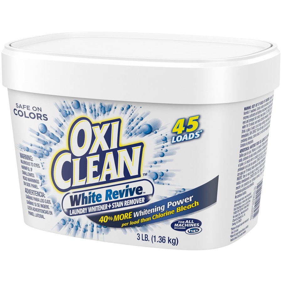 slide 3 of 4, Oxi-Clean White Revive Stain Remover, 48 oz