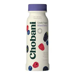 Chobani Mixed Berries Greek Style Yogurt Drink - 7 fl oz