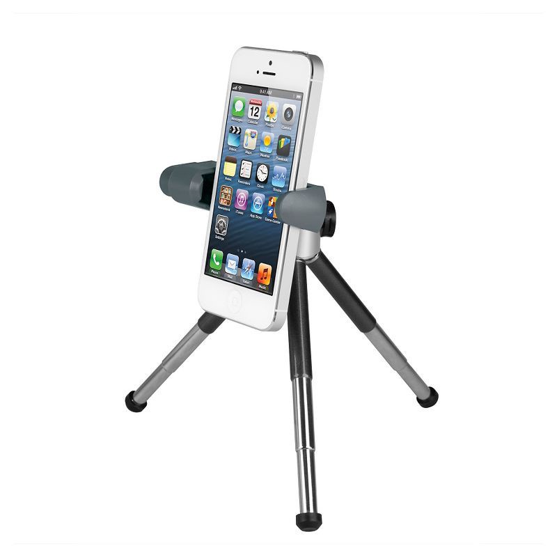 slide 1 of 1, Merkury Innovations Merkury 7" Smartphone Tripod and Mount - Black/ Silver (TG-TPM07-101), 1 ct