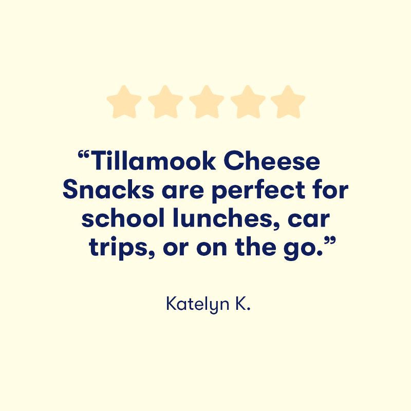 slide 7 of 10, Tillamook Sharp White Cheddar Cheese Snack Portions - 7.5oz/10ct, 7.5 oz, 10 ct