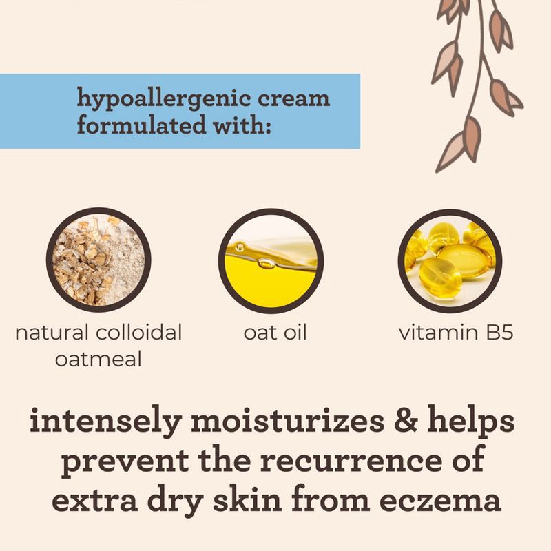 slide 4 of 9, Aveeno Baby Eczema Therapy Moisturizing Cream for Dry, Itchy Skin - 12 fl oz, 12 fl oz