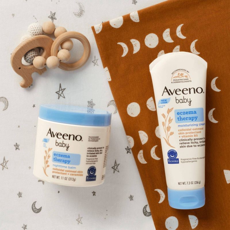 slide 8 of 9, Aveeno Baby Eczema Therapy Moisturizing Cream for Dry, Itchy Skin - 12 fl oz, 12 fl oz