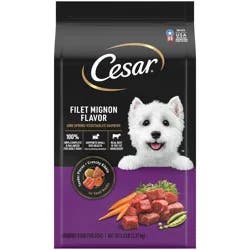 Cesar Filet Mignon with Spring Vegetables Flavor Small Breed Dry Dog Food - 5lbs