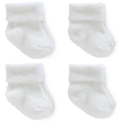 Carter's Just One You Baby 4pk Chenille Socks - White 3-12M