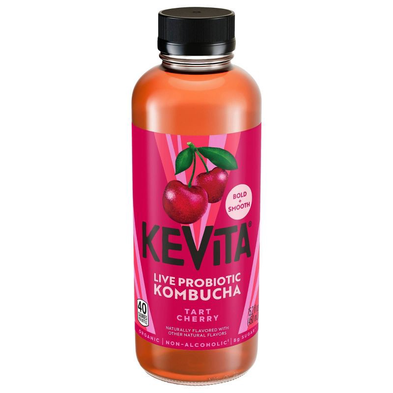 slide 4 of 5, KeVita Organic Tart Cherry Master Brew Kombucha - 15.2 fl oz, 15.2 fl oz