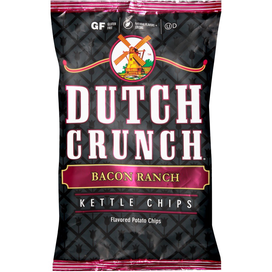 slide 1 of 6, Old Dutch Crunch Bacon Ranch Kettle Chips, 9 oz