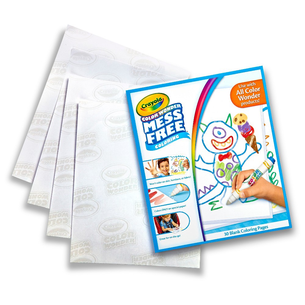 slide 2 of 3, Crayola Color Wonder Refill Book - Blank, 1 ct