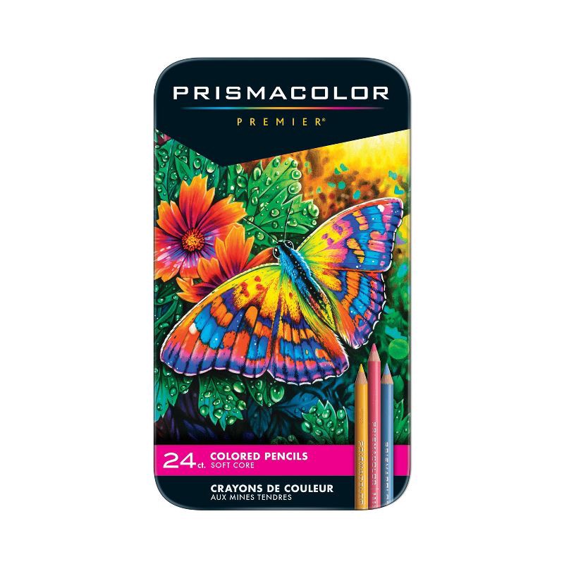 slide 1 of 8, Prismacolor Premier 24pk Colored Pencils, 24 ct