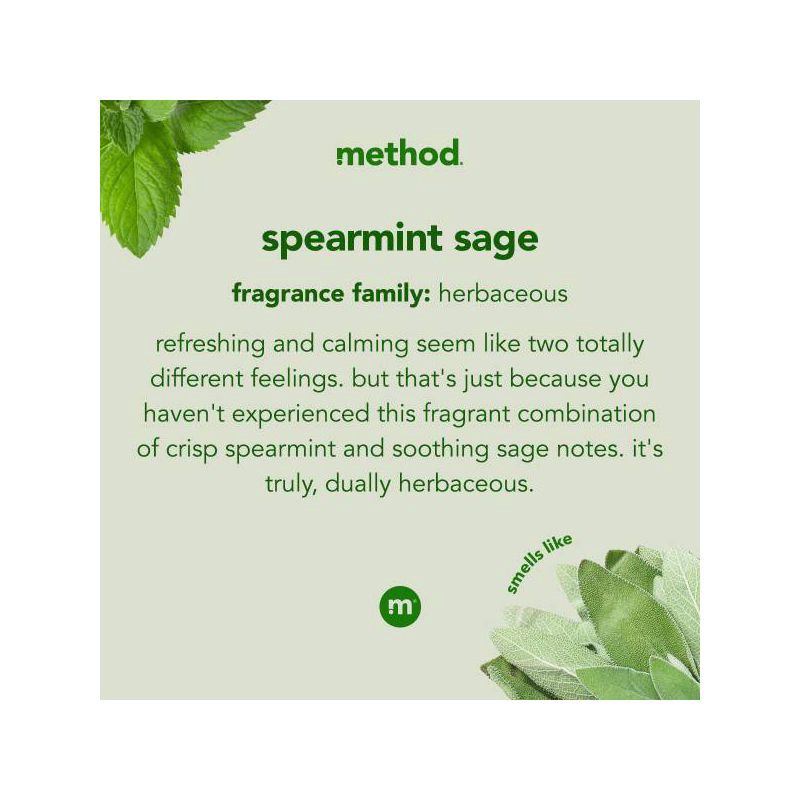 slide 7 of 7, Method Spearmint Sage Squirt + Mop Hard Floor Cleaner - 25 fl oz, 25 fl oz