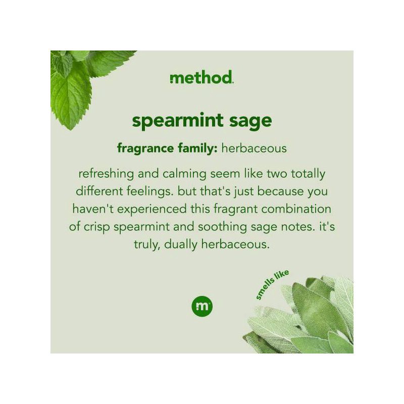 slide 6 of 6, Method Spearmint Sage Squirt + Mop Hard Floor Cleaner - 25 fl oz, 25 fl oz