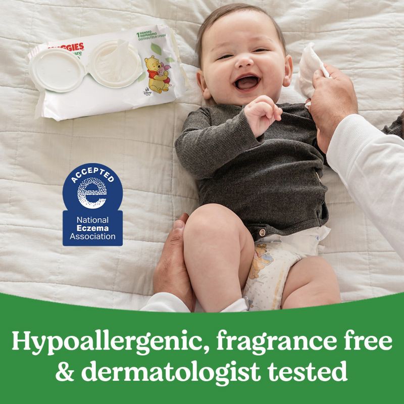 slide 5 of 10, Huggies Natural Care Sensitive Unscented Baby Wipes- 10 pack (560ct total wipes), 10 ct, 560 ct