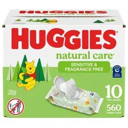 Huggies Natural Care Sensitive Unscented Baby Wipes - 560ct