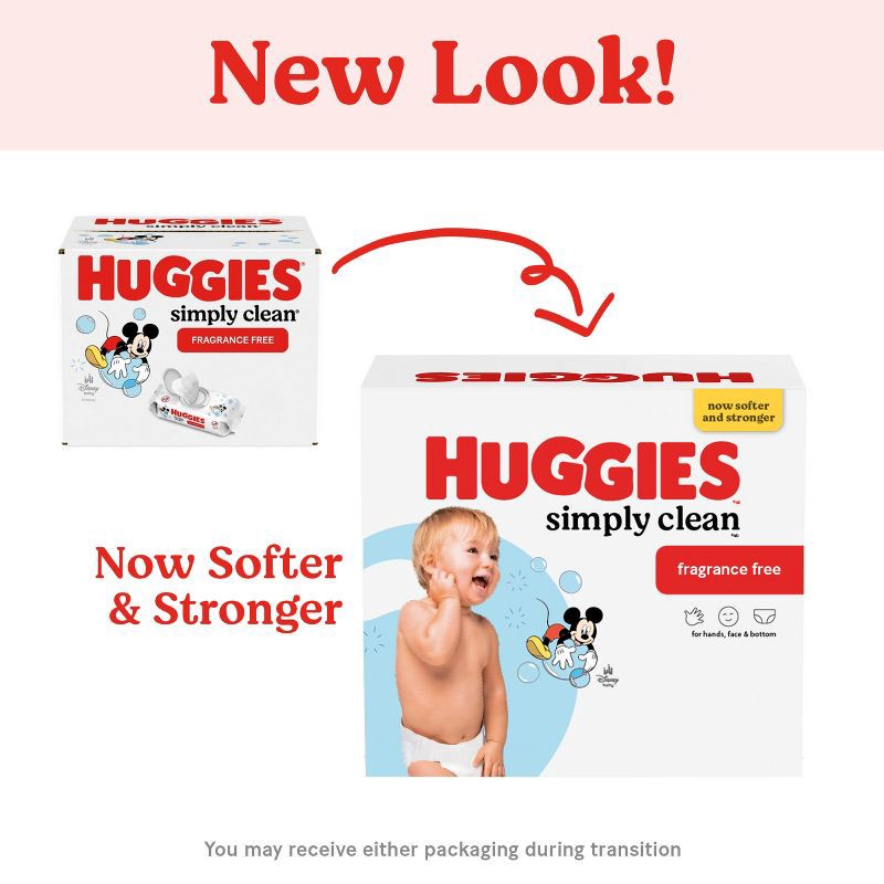 slide 4 of 10, Huggies Simply Clean Unscented Baby Wipes - 11pk (704ct total wipes), 11 ct, 704 ct