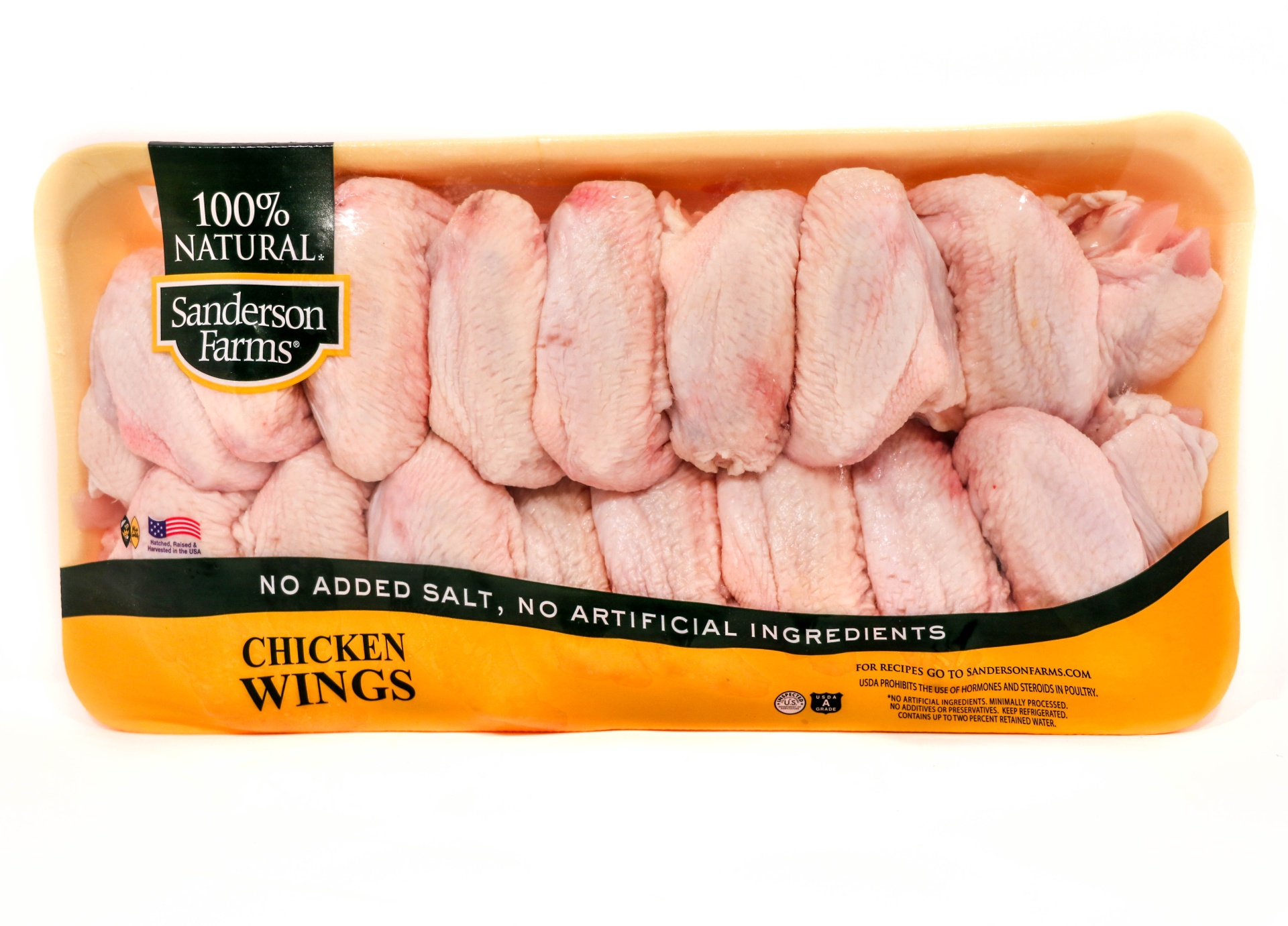 slide 1 of 1, Sanderson Farms Chicken Wings (18-20 per Pack), per lb