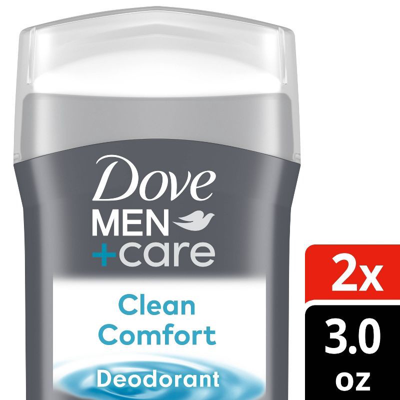 slide 1 of 6, Dove Men+Care Deodorant Stick - Clean Comfort - 3oz/2ct, 2 ct; 3 oz