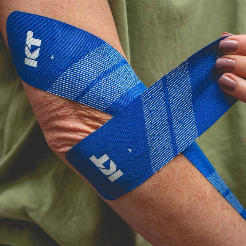 slide 7 of 7, KT Tape Pro Black 20 Pre cut Strips - Black: Arthritis, Muscle & Joint Support, 1 ct
