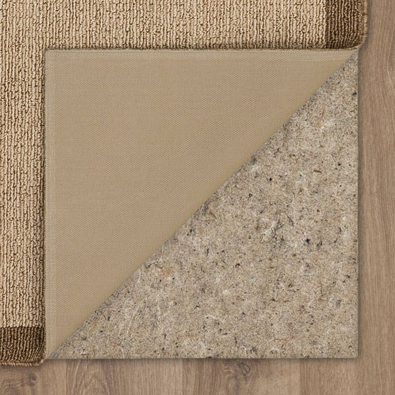 slide 3 of 9, 2'6"x3'10" Washable Madison Border Accent Rug Tan - Threshold™: Indoor Tufted Medium Pile Rectangle Carpet, 1 ct