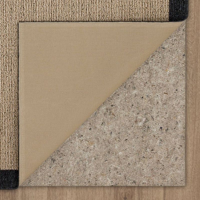 slide 2 of 9, 2'6"x3'10" Washable Madison Border Accent Rug Gray - Threshold™: Indoor Skid-Resistant Medium Pile Rug, 1 ct