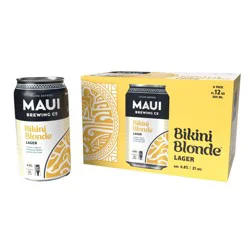 Maui Brewing Co. Maui Bikini Blonde Lager Beer - 6pk/12 fl oz Cans