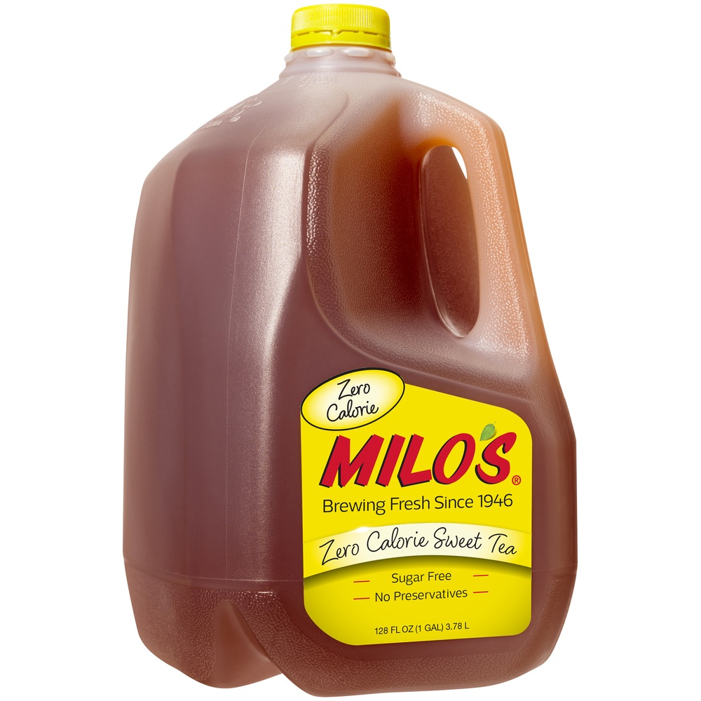 slide 7 of 8, Milo's Zero Sugar Sweet Tea, 128 fl oz