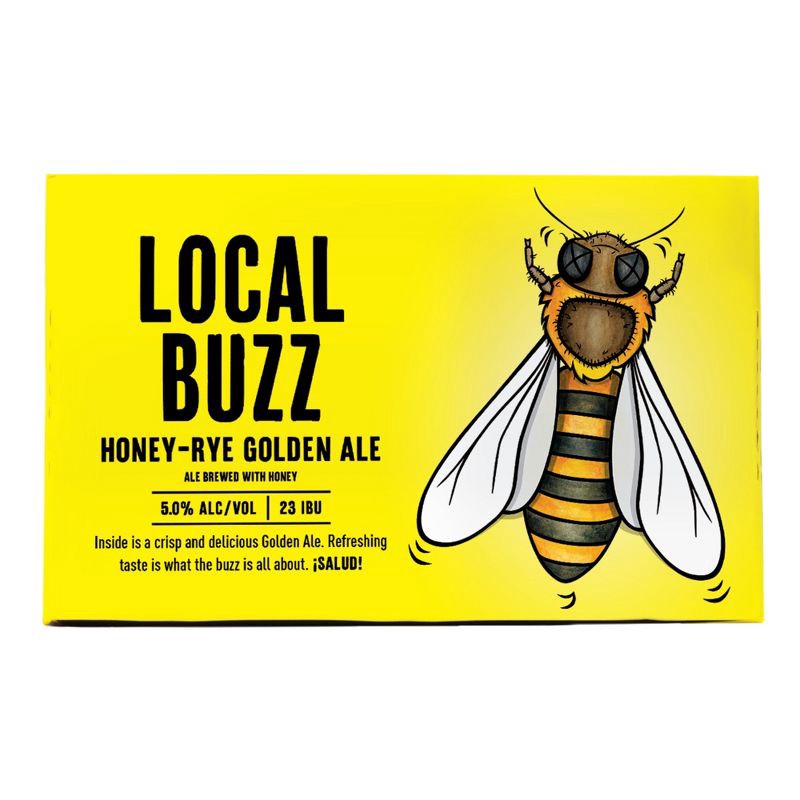 slide 4 of 7, Four Corners Brewing Co. Four Corners Local Buzz Honey-Rye Golden Ale Beer - 6pk/12 fl oz Cans, 6 ct; 12 fl oz