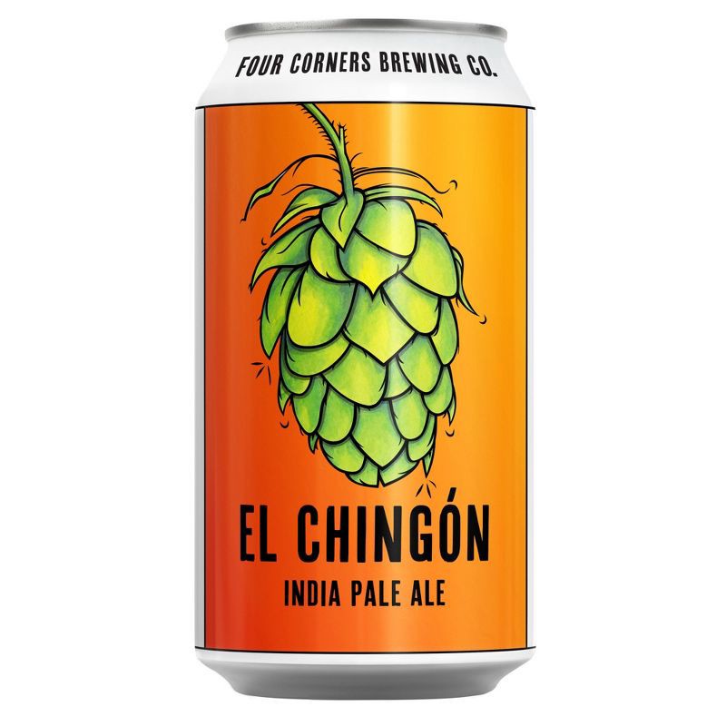 slide 4 of 7, Four Corners Brewing Co. Four Corners El Chingón IPA Beer - 6pk/12 fl oz Cans, 6 ct; 12 fl oz