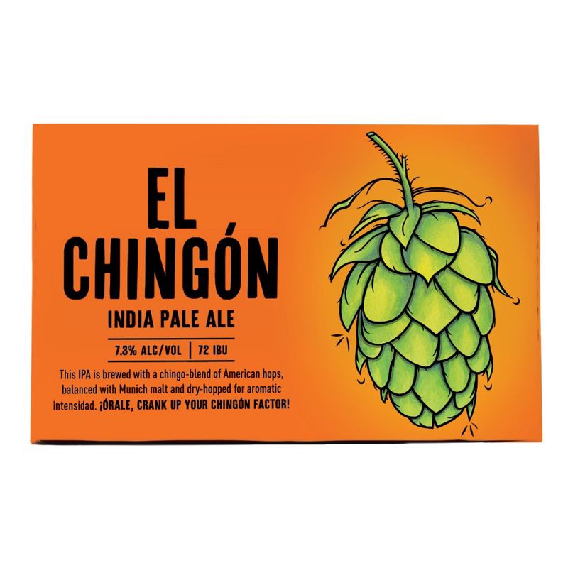 slide 5 of 7, Four Corners Brewing Co. Four Corners El Chingón IPA Beer - 6pk/12 fl oz Cans, 6 ct; 12 fl oz