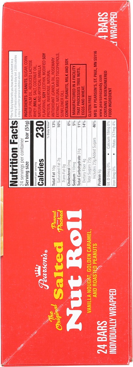 slide 6 of 13, Pearson's Pearsons Box Salted Nut Roll - 24 ct, 24 ct