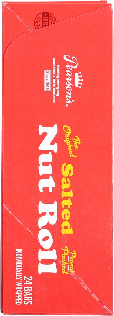 slide 9 of 13, Pearson's Pearsons Box Salted Nut Roll - 24 ct, 24 ct