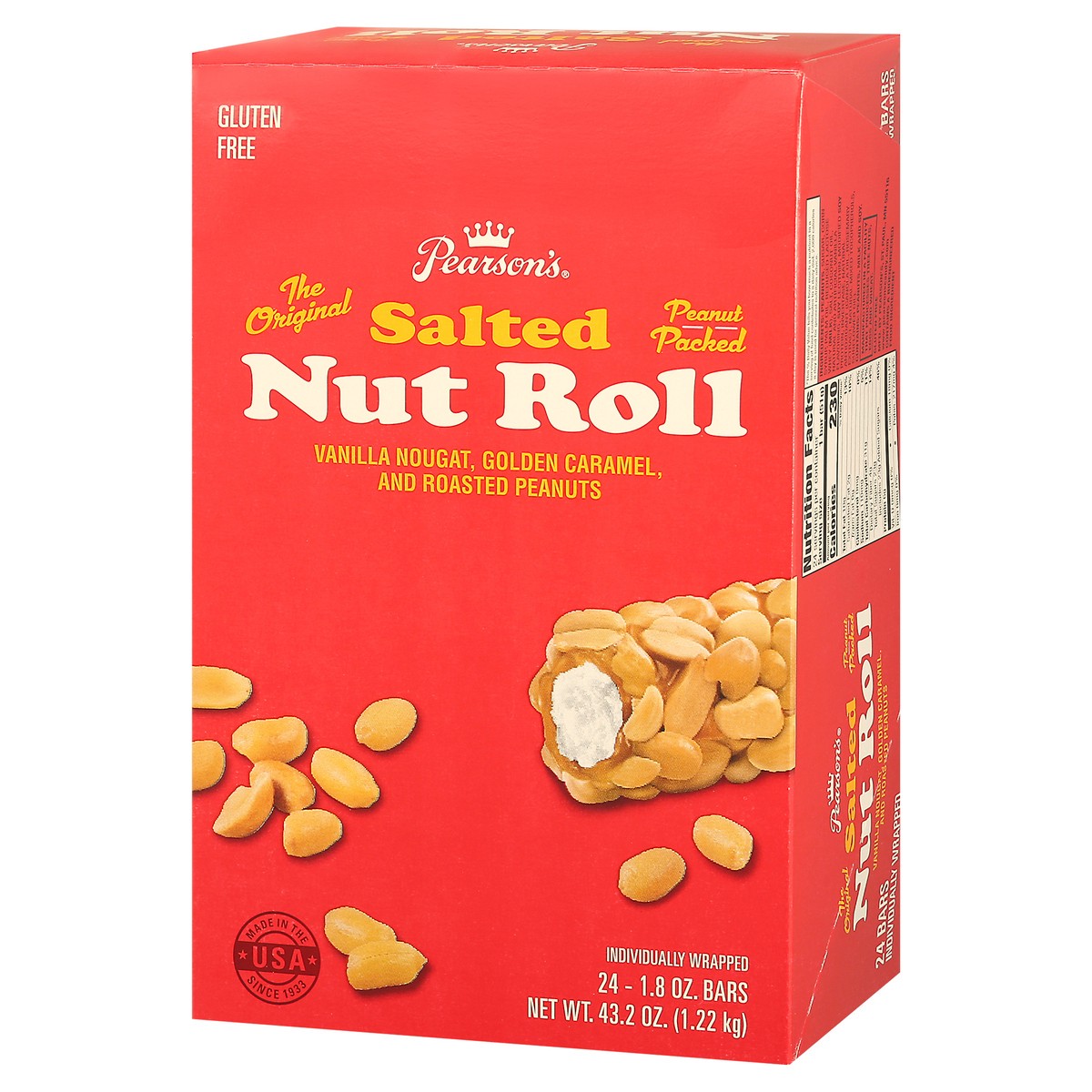 slide 5 of 13, Pearson's Pearsons Box Salted Nut Roll - 24 ct, 24 ct