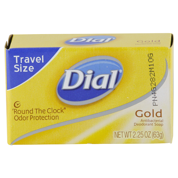 slide 1 of 6, Dial Antibacterial Travel Size Gold Deodorant Soap, 2.25 oz