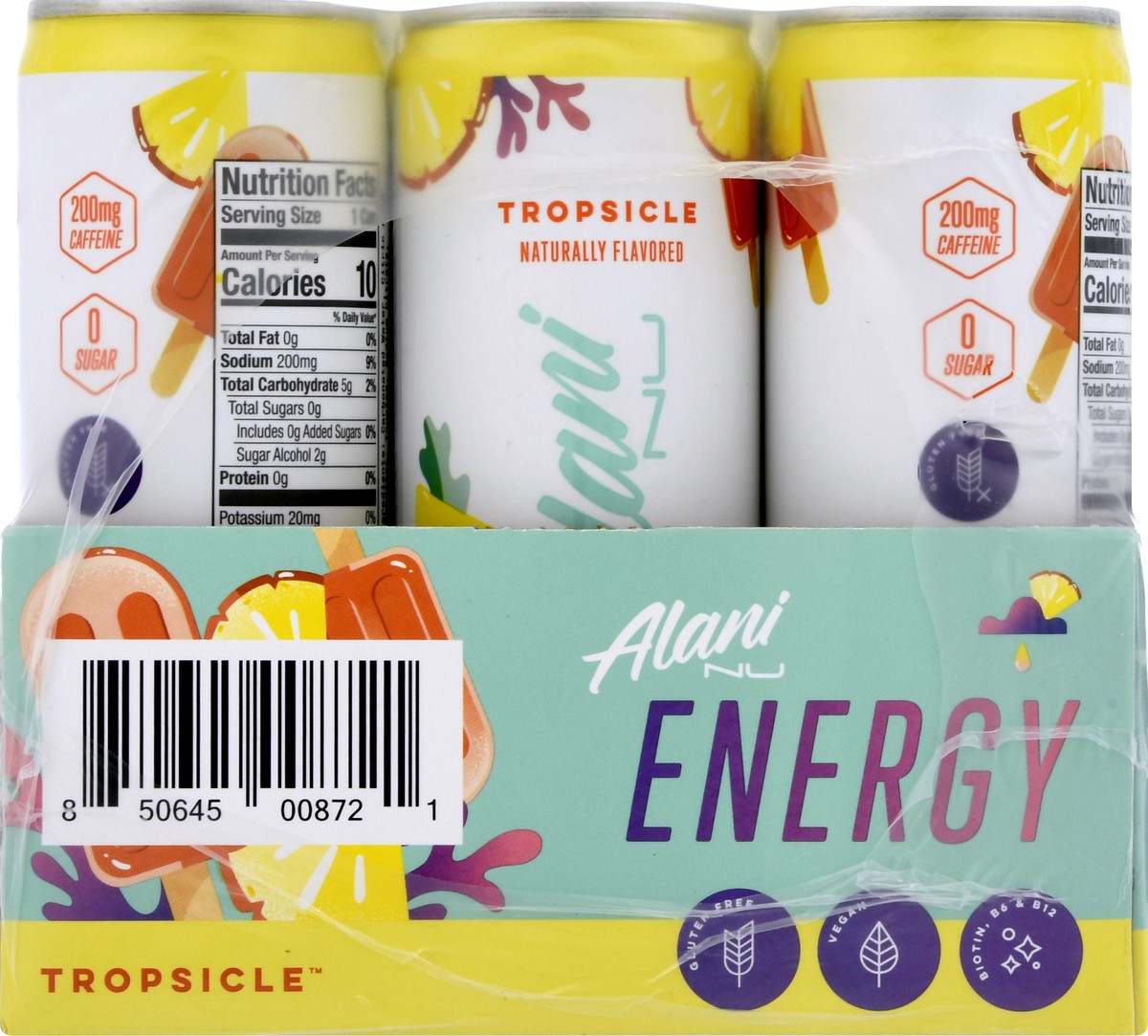 slide 4 of 13, Alani Nu 12 Pack Tropsicle Energy Drink 12 ea - 12 ct, 12 ct