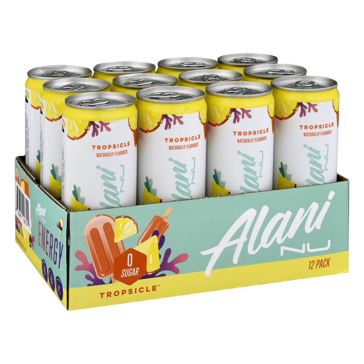 slide 13 of 13, Alani Nu 12 Pack Tropsicle Energy Drink 12 ea - 12 ct, 12 ct