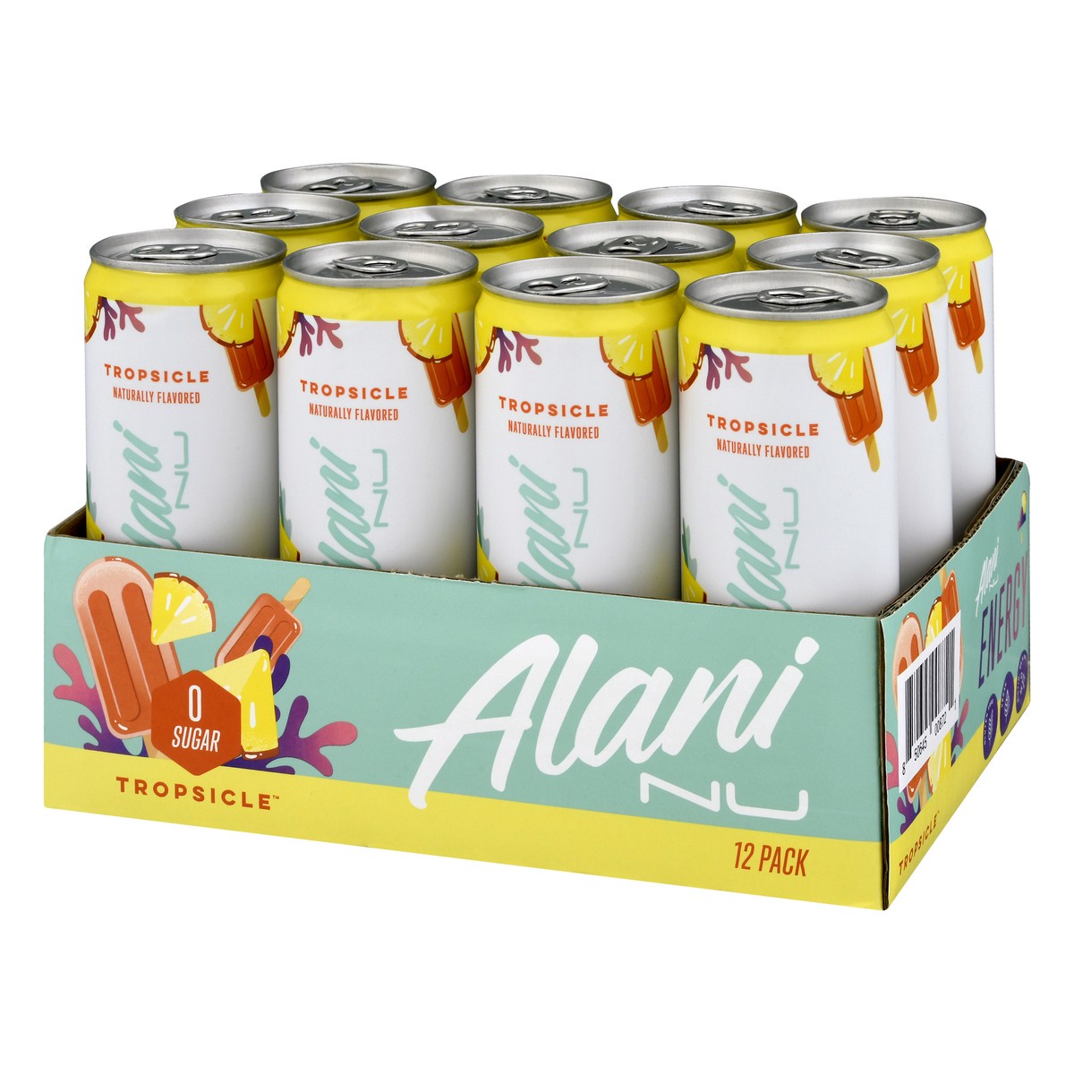 slide 5 of 13, Alani Nu 12 Pack Tropsicle Energy Drink 12 ea - 12 ct, 12 ct