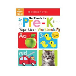 Get Ready for PreK WipeClean Workbooks - by Scholastic (Paperback)