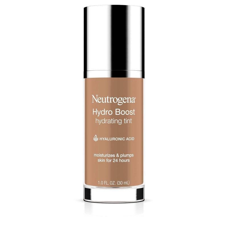 slide 1 of 7, Neutrogena Hydro Boost Hydrating Tint Liquid Foundation with Hyaluronic Acid, Moisturizing & Lightweight Water Gel Formula - 115 Cocoa, 1 ct