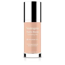 Neutrogena Hydro Boost Hydrating Tint Liquid Foundation with Hyaluronic Acid, Moisturizing & Lightweight Water Gel Formula - 20 Ivory