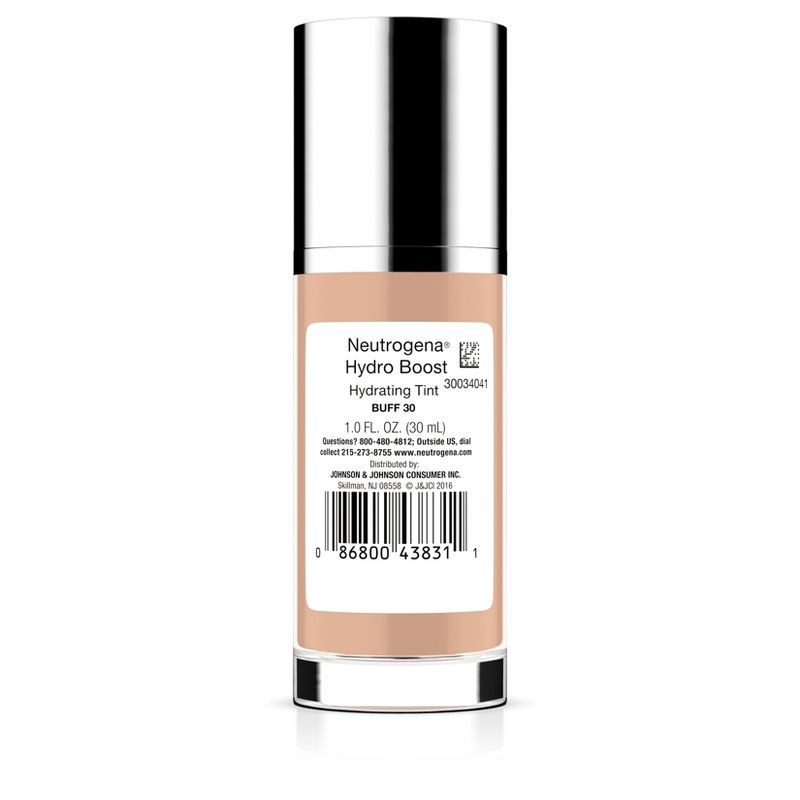 slide 2 of 9, Neutrogena Hydro Boost Hydrating Tint Liquid Foundation with Hyaluronic Acid, Moisturizing & Lightweight Water Gel Formula - 30 Buff, 1 ct