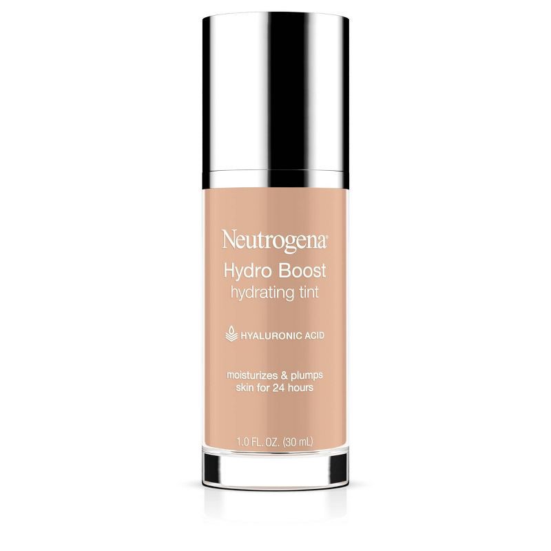 slide 1 of 7, Neutrogena Hydro Boost Hydrating Tint Liquid Foundation with Hyaluronic Acid, Moisturizing & Lightweight Water Gel Formula - 30 Buff, 1 ct