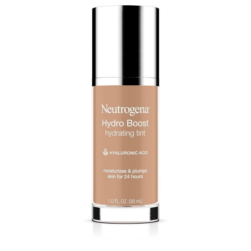 slide 1 of 7, Neutrogena Hydro Boost Hydrating Tint Liquid Foundation with Hyaluronic Acid, Moisturizing & Lightweight Water Gel Formula - 40 Nude, 1 ct