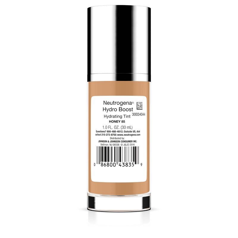 slide 2 of 7, Neutrogena Hydro Boost Hydrating Tint Liquid Foundation with Hyaluronic Acid, Moisturizing & Lightweight Water Gel Formula - 85 Honey, 1 ct