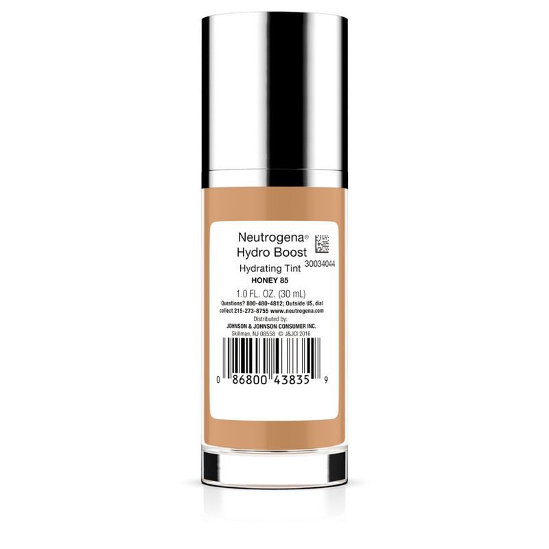 slide 2 of 7, Neutrogena Hydro Boost Hydrating Tint Liquid Foundation with Hyaluronic Acid, Moisturizing & Lightweight Water Gel Formula - 85 Honey, 1 ct