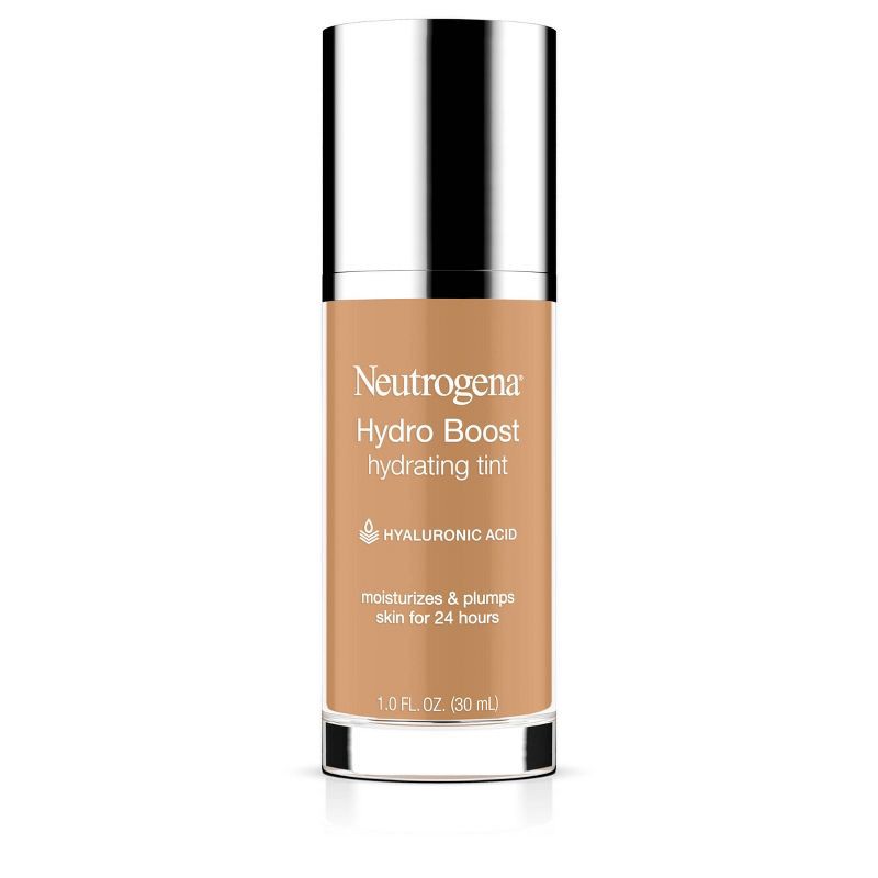 slide 1 of 7, Neutrogena Hydro Boost Hydrating Tint Liquid Foundation with Hyaluronic Acid, Moisturizing & Lightweight Water Gel Formula - 85 Honey, 1 ct